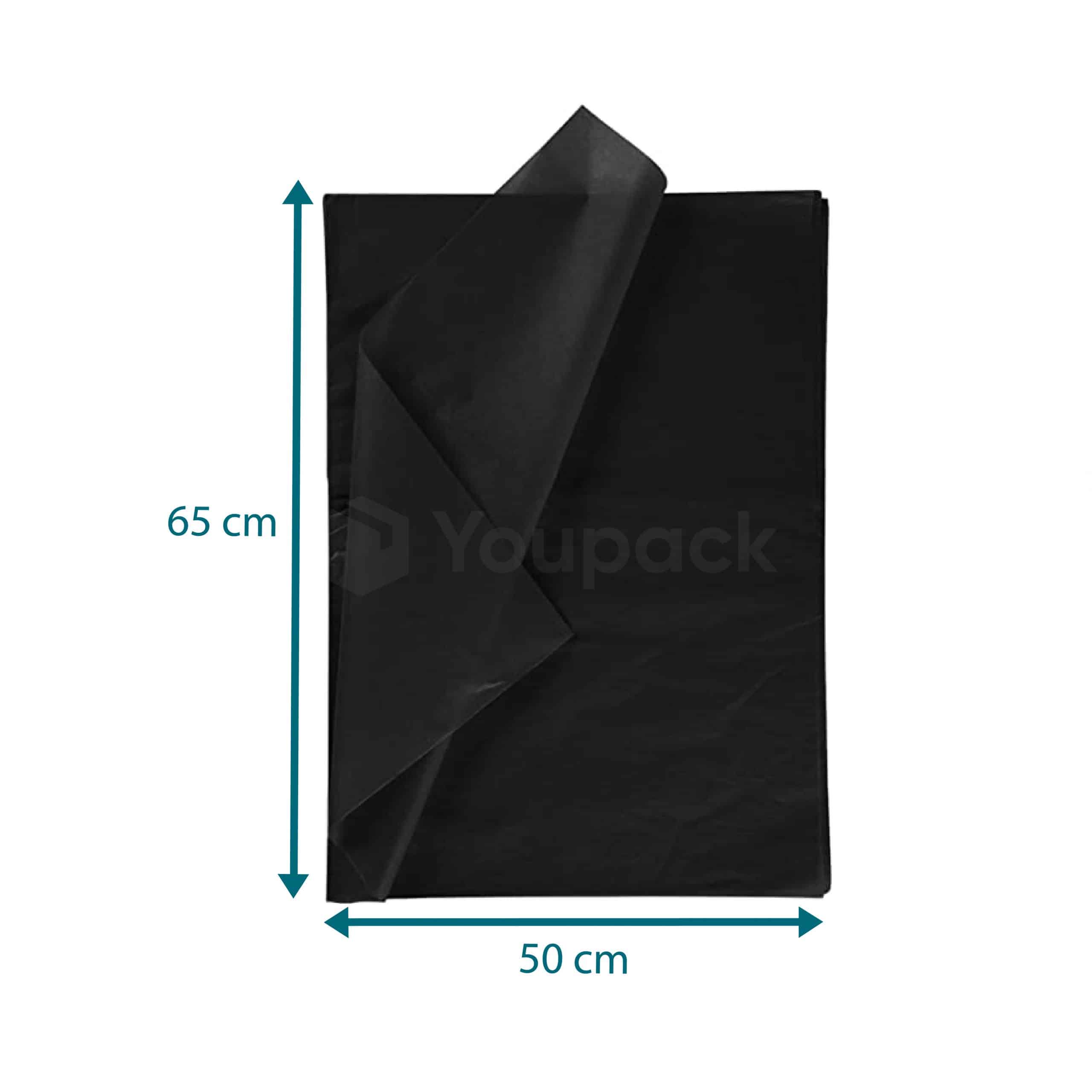 Papier de soie - Noir - TEM Packaging