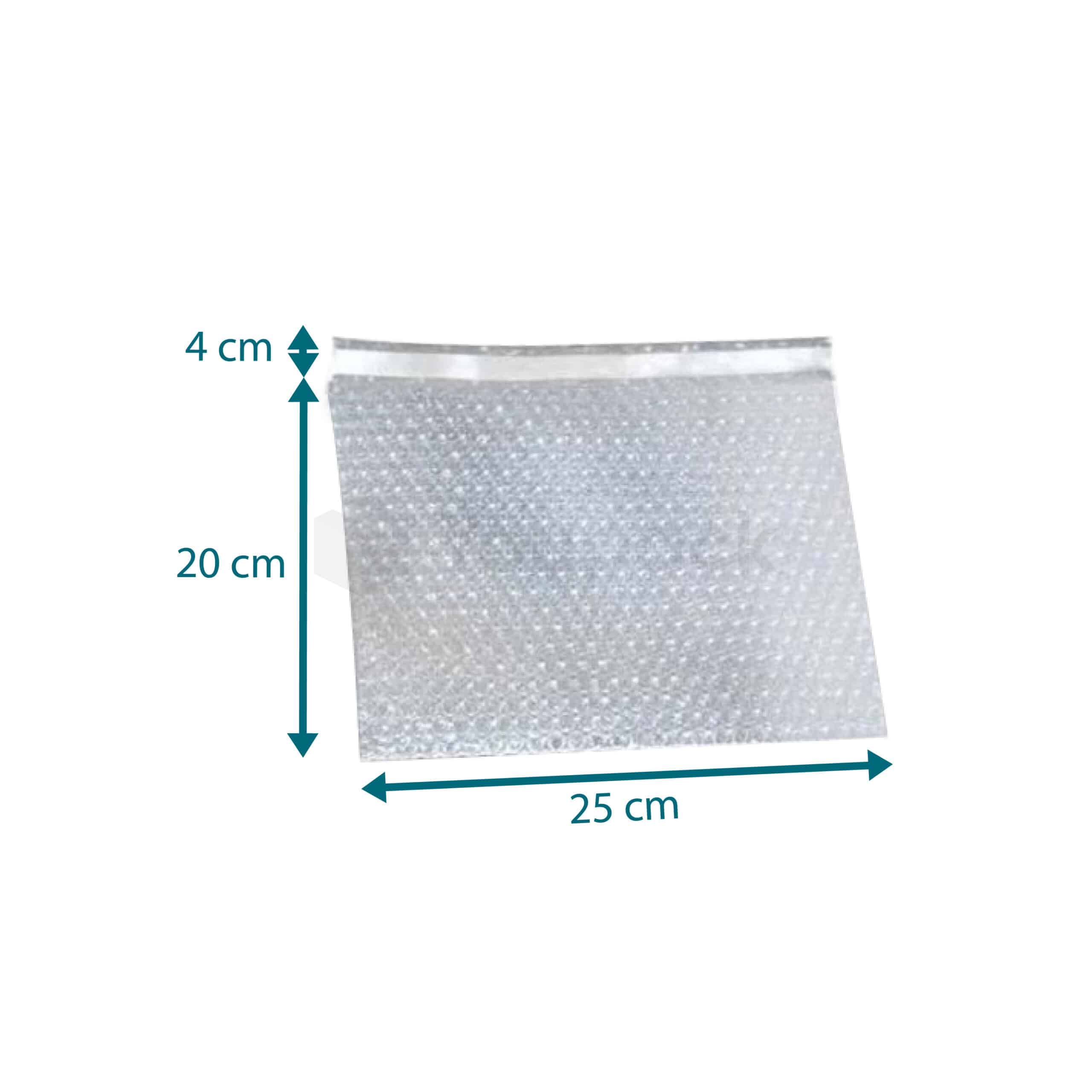Pochette bulle transparente - 25x20+4 - Youpack