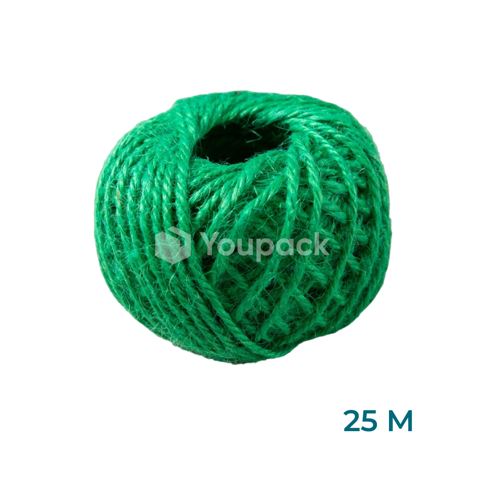 Lot 3 Rouleaux Ficelle De Jute Couleur Noël - Rouge, Vert, Marron, 100 M Chacun, Pour Emballage Cadeaux, DIY - 8